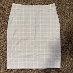 Ann Taylor Factory Women’s Pencil Skirt Plaid Pastel Size 6